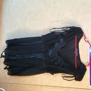 Pretty Angel Size medium black tank top
